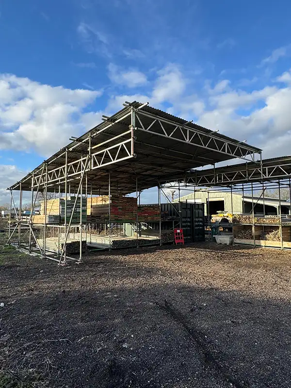 Temporary Roof Cover Scaffolding